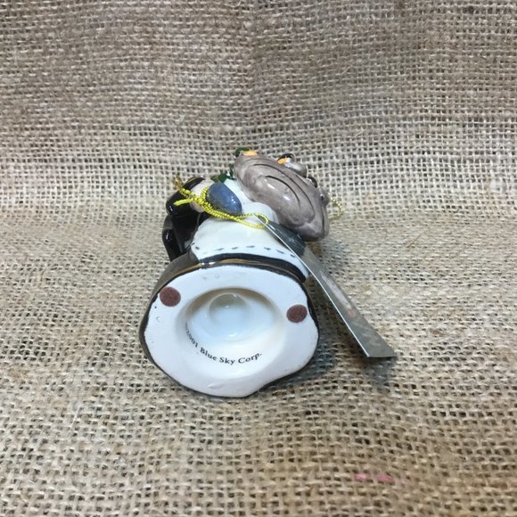 Vintage Nun Ornament Sister Maria Green Thumb, Signed, w/Orig. Tags, Hand Painte - Picture 6 of 6